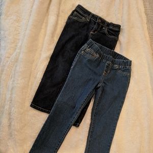 2 pair girls jeans NWOT